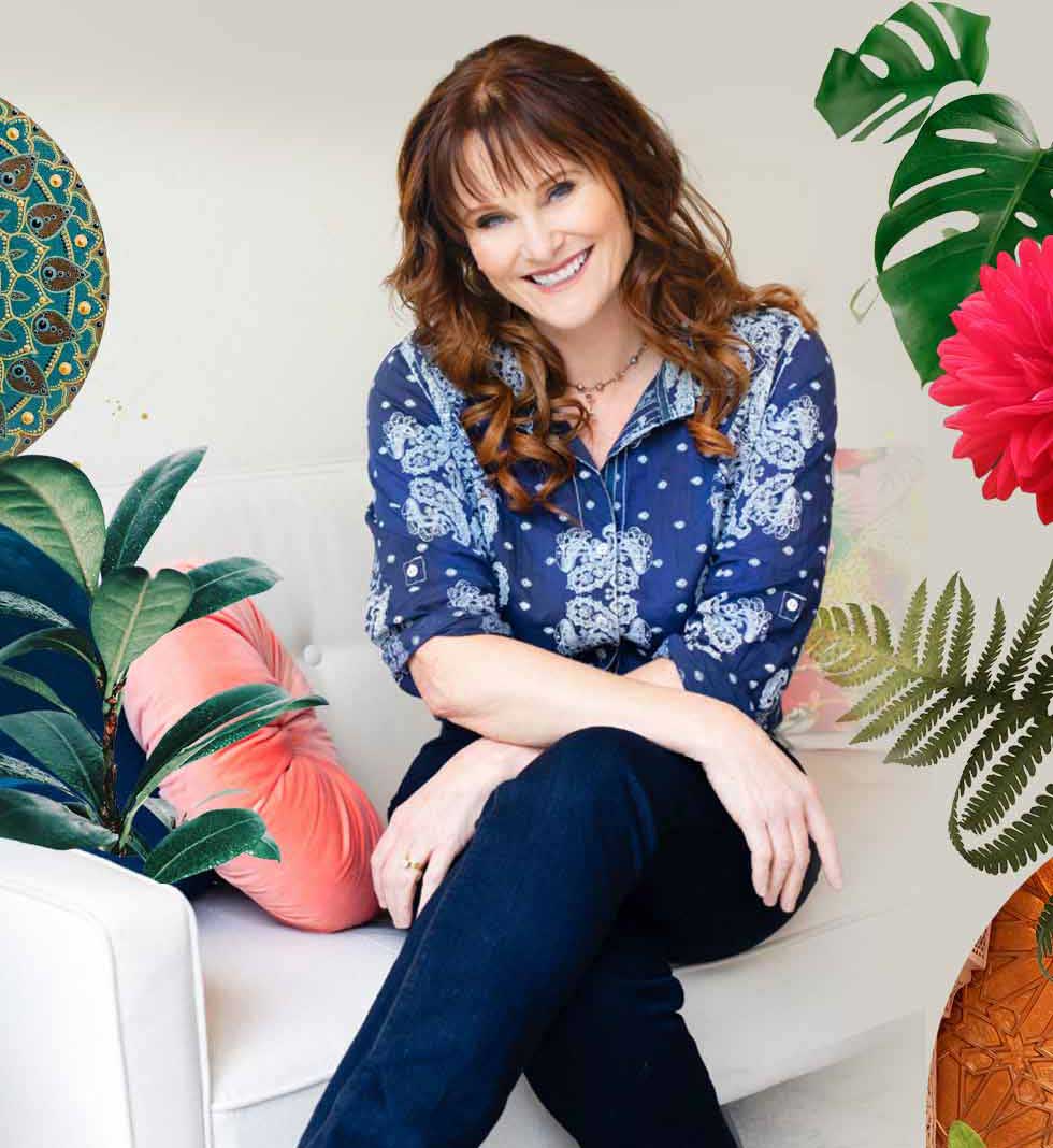 Kristin Morrison on Couch